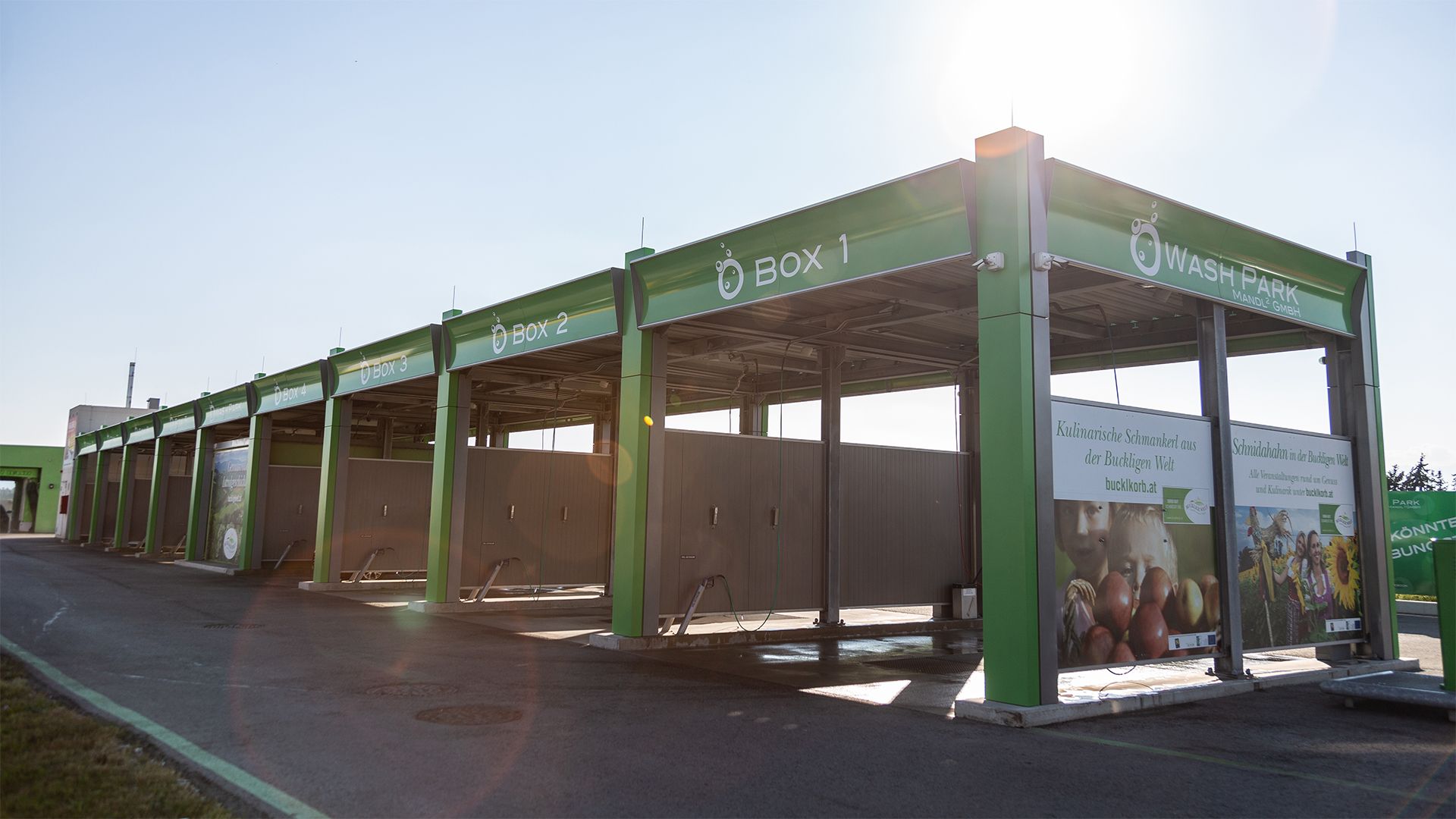 Waschboxen